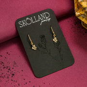 Nagi Dangle Earrings-14K Yellow Gold