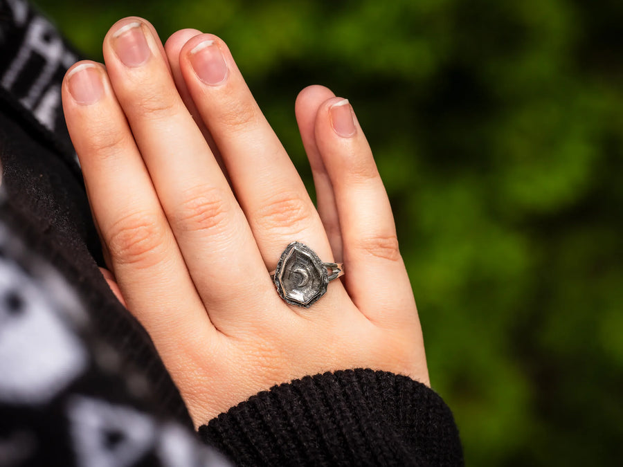 Celena Ring-Sterling Silver & Clear Quartz- SOLD OUT