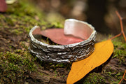 Morrigu Cuff Bracelet-One of a Kind-Argentium Sterling Silver