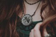 Shapeshifter Necklace-Moveable Argentium Sterling Silver Pendant-One of a Kind