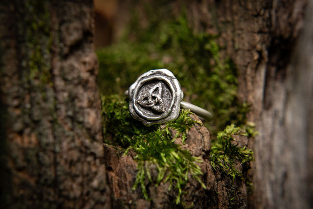 Triple Goddess Ring-Argentium Sterling Silver