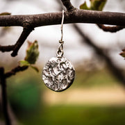 Uralte Distel Ohrringe-Argentium Sterling Silber