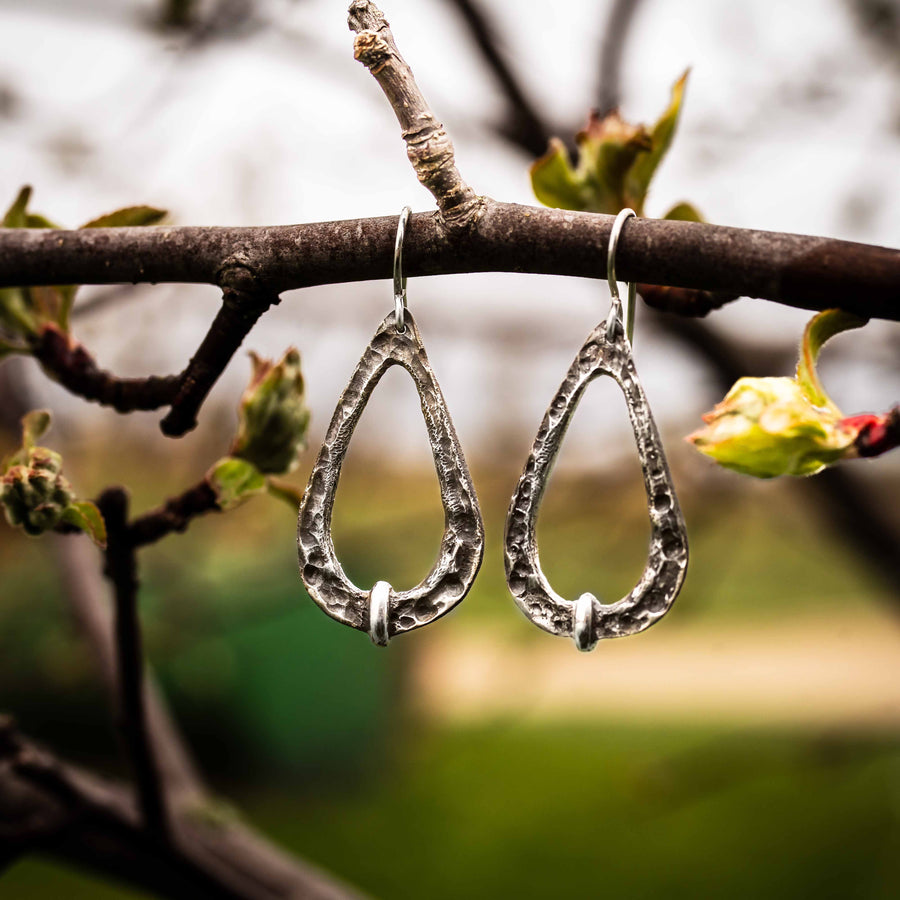 Blut meines Blutes Ohrringe-940 Argentium Sterling Silber