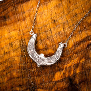 Knochen meines Knochens Halskette-940 Argentium Sterling Silber