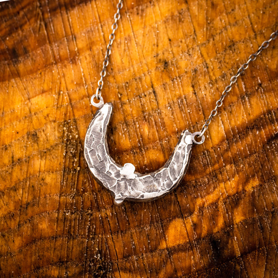 Knochen meines Knochens Halskette-940 Argentium Sterling Silber