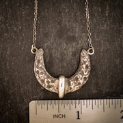 Knochen meines Knochens Halskette-940 Argentium Sterling Silber