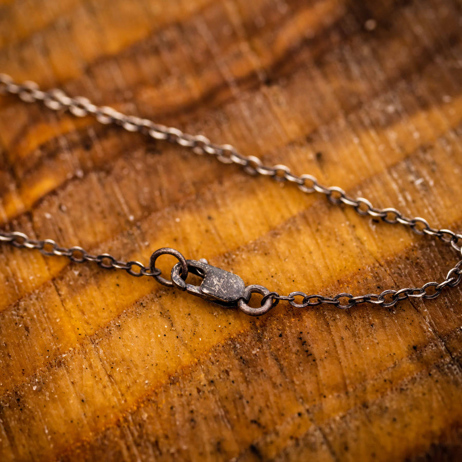 Knochen meines Knochens Halskette-940 Argentium Sterling Silber