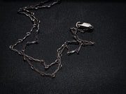 Realtas Gold Tears Necklace-Sterling Silver and Citrine