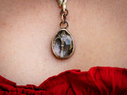 Celestial Arches Necklace-Sterling Silver & Clear Quartz- One of a kind