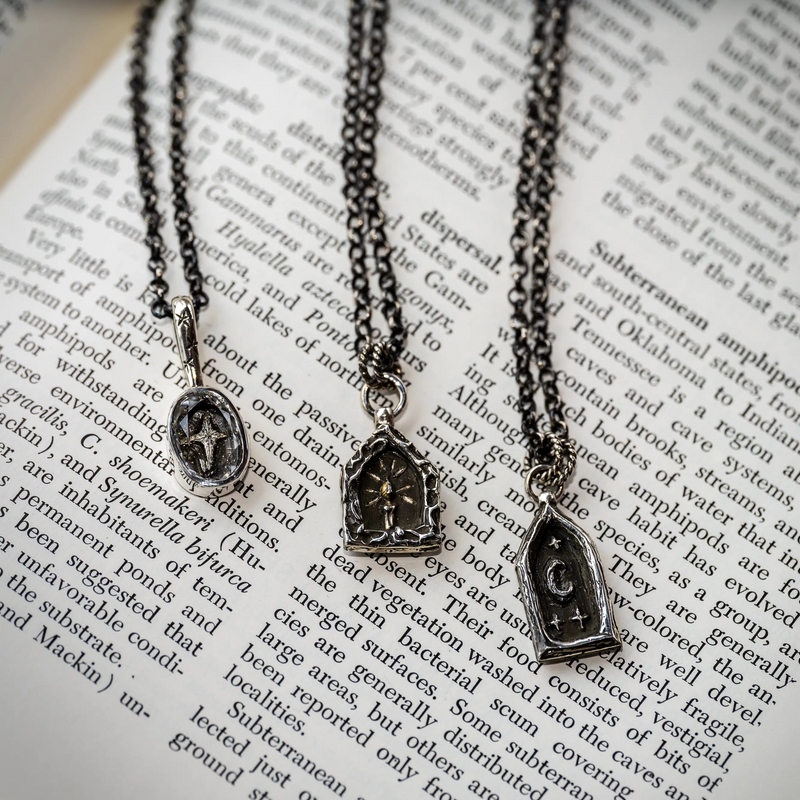 BOOKSHELF NECKLACES