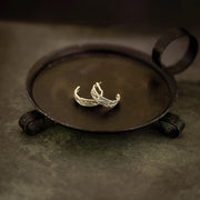 Celtic Knot Hoop Earrings-Sterling Silver