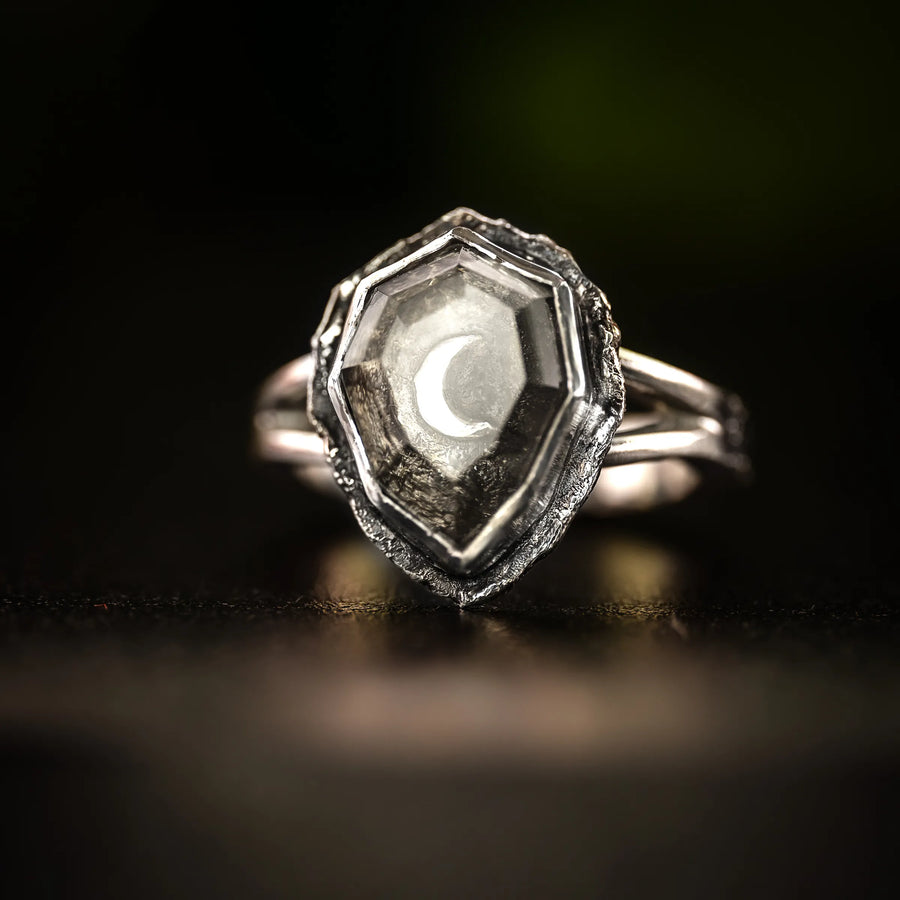 Celena Ring-Sterling Silver & Clear Quartz- SOLD OUT