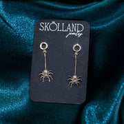 Spider Dangle Earrings-Sterling Silver