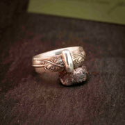 Leaves on the Ridge Ring ©-925 Sterling Silver band inspired by Claires Ring