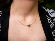 Celena Necklace-Sterling Silver & Clear Quartz-LIMITED