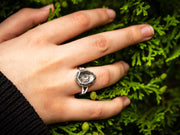 Celena Ring-Sterling Silver & Clear Quartz- SOLD OUT