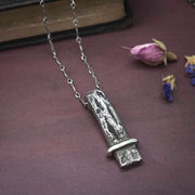 Blut meines Blutes Halskette-Argentium Sterling Silber