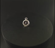 Triquetra Charm for EarCuffs or Hoop Earrings-Argentium Sterling Silver