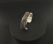 Morrigu Cuff Bracelet-One of a Kind-Argentium Sterling Silver