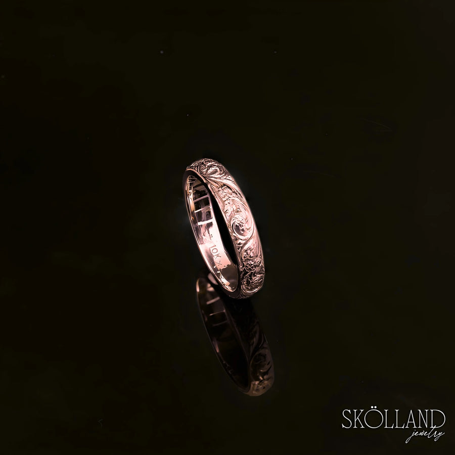 Victorian Garden Ring in Gold