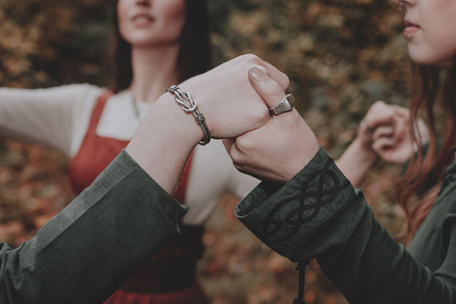Dagda Cuff Bracelet-Argentium Sterling Silver
