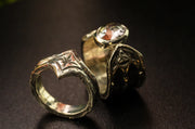 Realtas Vault-Sterling Silver or Gold Ring