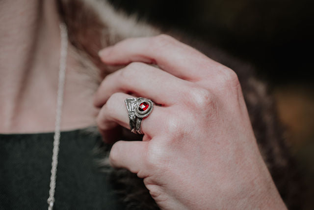 Battle Ring-Argentium Sterling Silver or 14K Gold