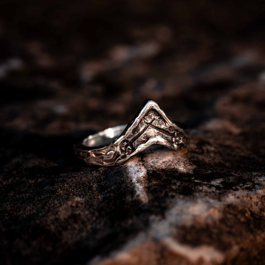 Battle Ring-Argentium Sterling Silver or 14K Gold