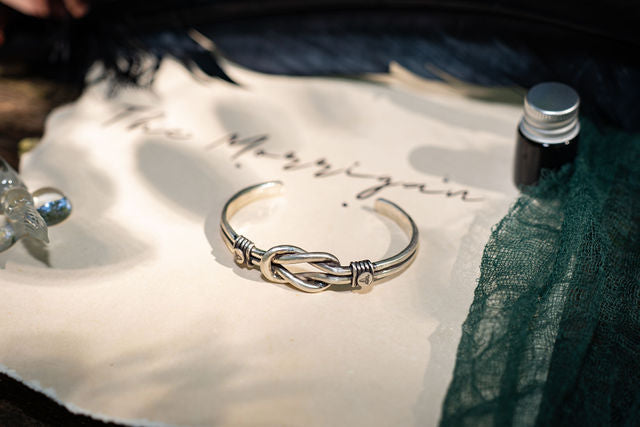 Dagda Cuff Bracelet-Argentium Sterling Silver