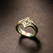 Realtas Vault-Sterling Silver or Gold Ring