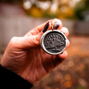 Read the Night Away Wax Seal Necklace
