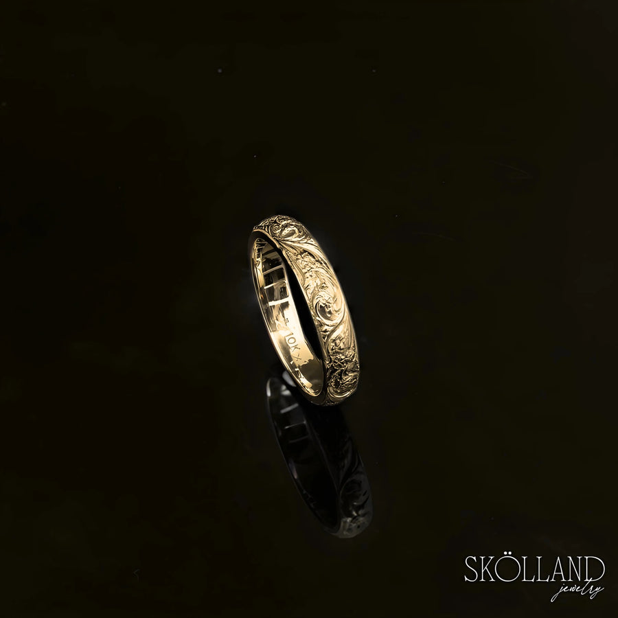 Victorian Garden Ring in Gold