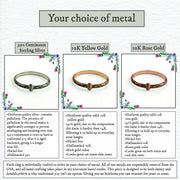 Claires Dainty Ring- 2mm outlander styled stacking band in your choice of 950 silver or 10K Gold