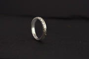 Silver & Gold Stardust Ring-Argentium Sterling Silver & 14K Gold-