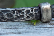 Engravable Hammered Sterling Silver Cuff