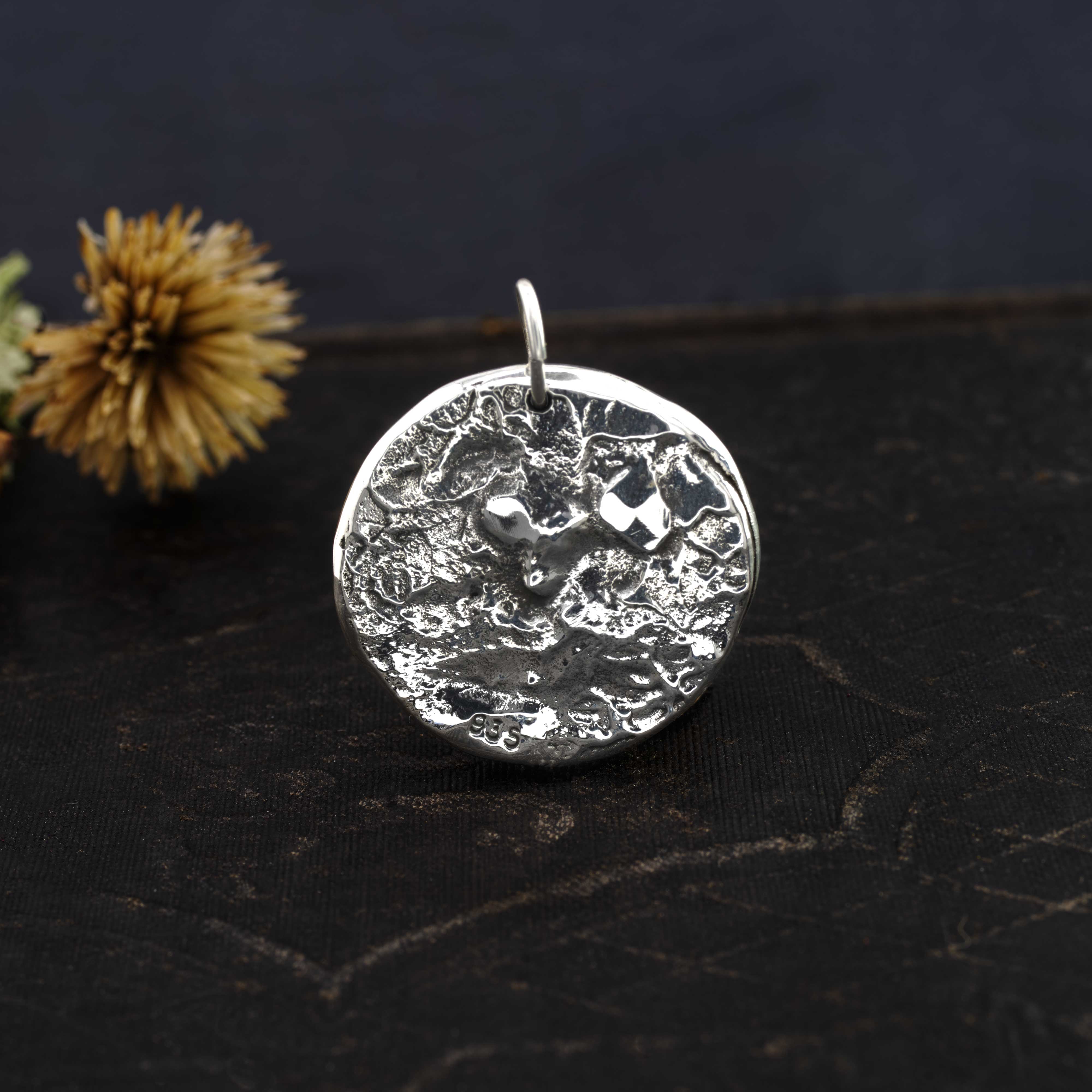 Celtic Infinite Love Knot Charm-Argentium Sterling Silver