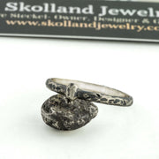 Claires Dainty Ring- 2mm outlander styled stacking band in your choice of 950 silver or 10K Gold