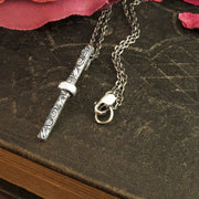 Claires Rose Key Necklace©-940 argentium sterling silver