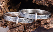 Sterling Silver Plaid Outlander Inspired Ring