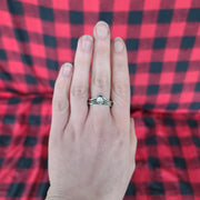 Simple Textured Devoro Bands-Sterling Silver