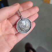 Athena wax seal pendant/charm