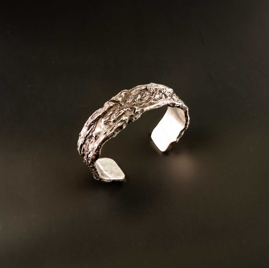 Morrigu Cuff Bracelet-One of a Kind-Argentium Sterling Silver
