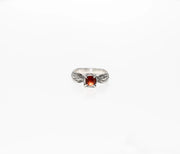 Rise and Burn Torch Ring in Argentium Silver