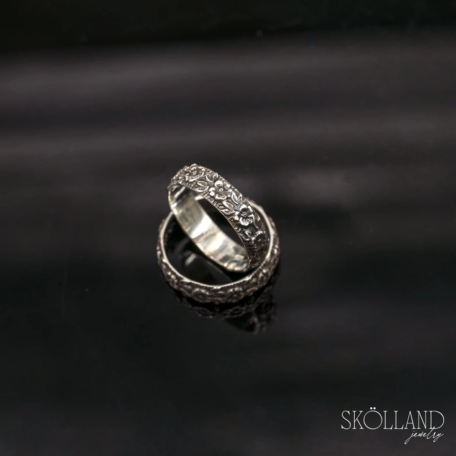 Where the Rose Grows Ring- Sterling Silver