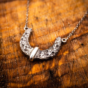 Knochen meines Knochens Halskette-940 Argentium Sterling Silber