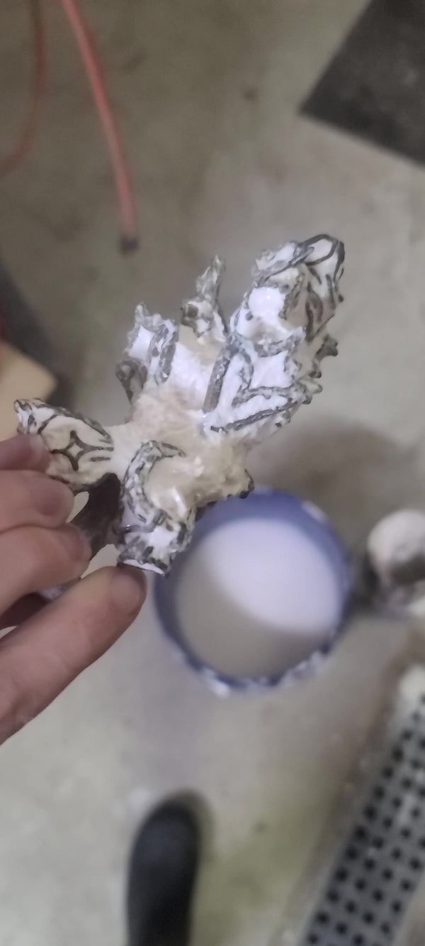 Breaking the mold to reveal the piece