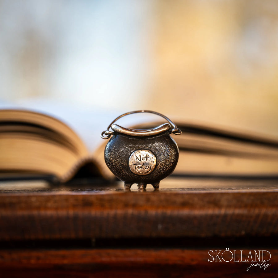 Cauldron Rings The Sorceresses Cauldron- Sterling Silver-One of a Kind – Skölland Jewelry