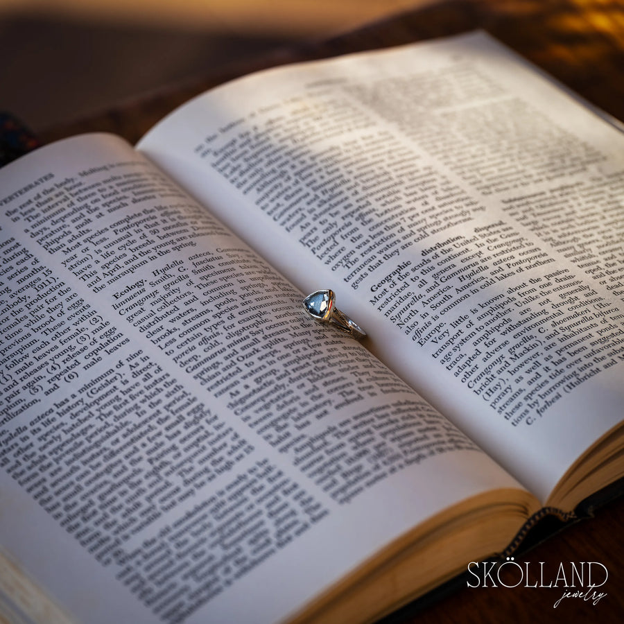 Captured Stardust Ring- One of a kind- Size 7.75