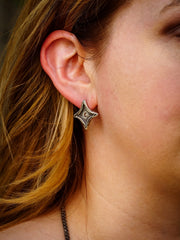 Lunas Shadow Earrings-Sterling Silver