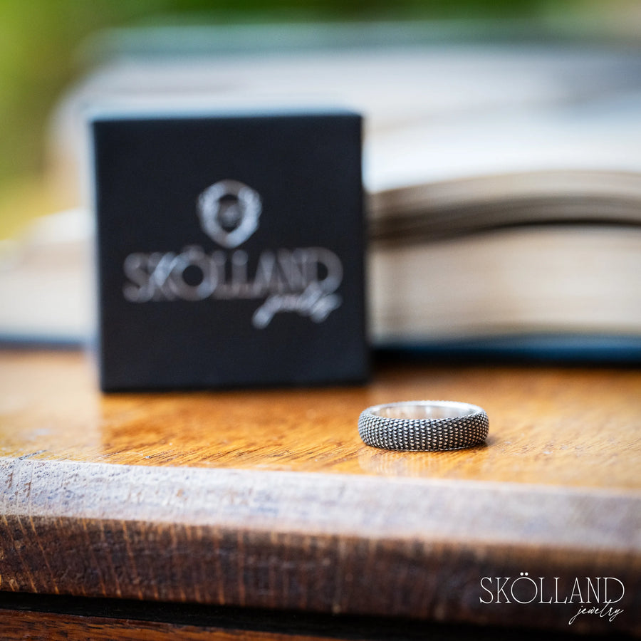 Dragon Scale Wedding Band